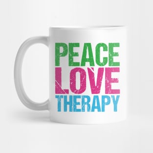 Peace Love Therapy Mug